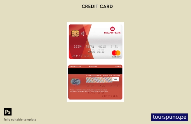 lista para imprimir plantilla de mastercard del banco Hungría Budapest